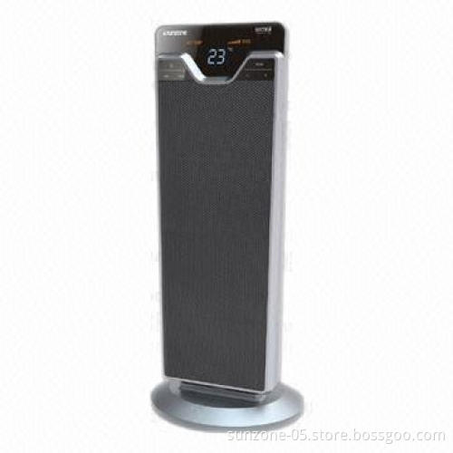 Ceramic Heater, Touch Screen 60 Swing LED Display Remote Control RoHS Compliant Available